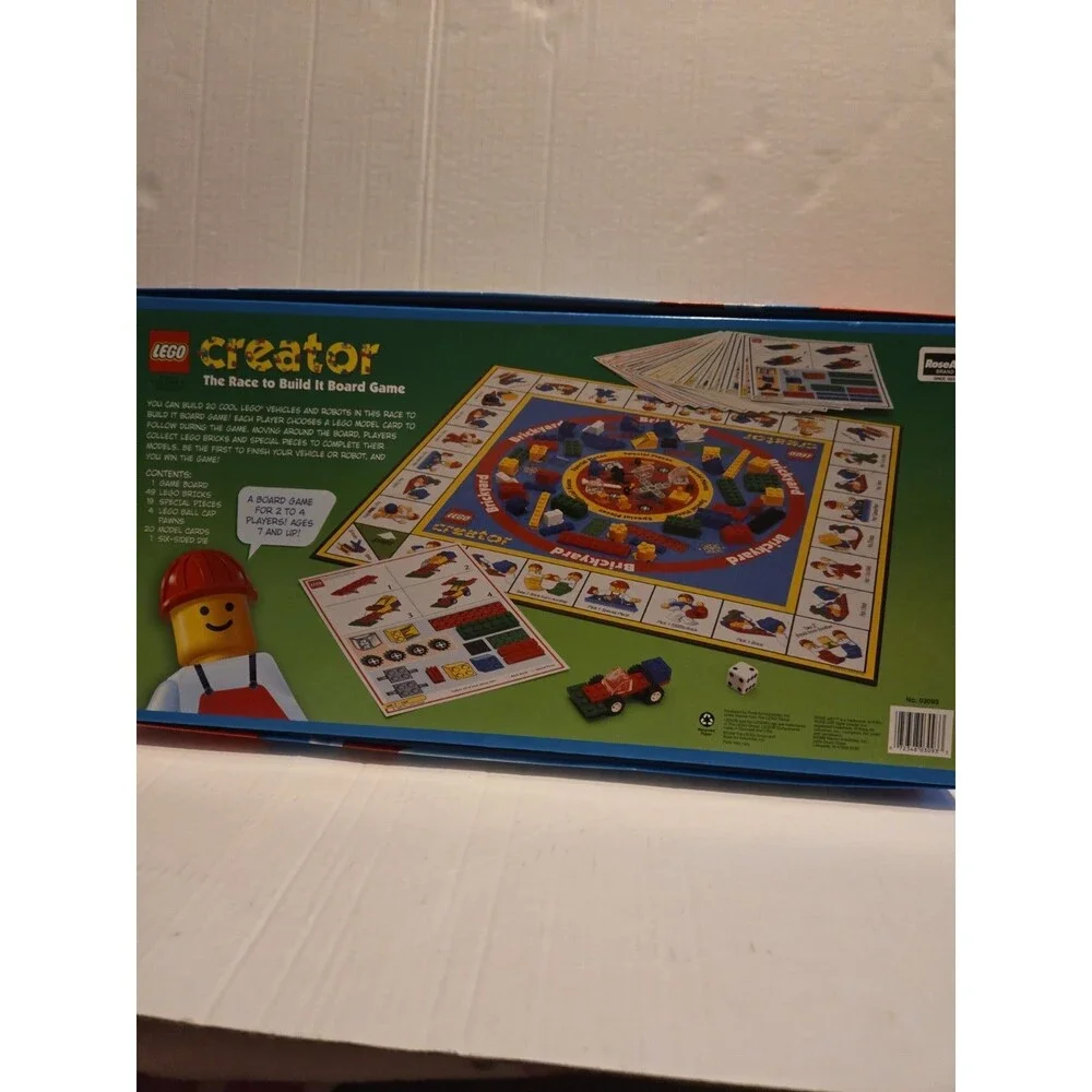 Vintage LEGO Creator The Race To Build It Complete Board Game